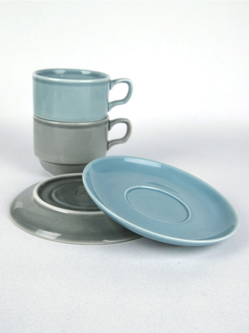 Чайная пара Башкирский фарфор, 200 мл, 2 шт, фарфор, цвет