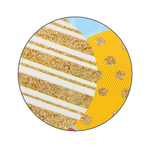 Подарочный пакет Basir, серия "День рождения", с блёстками, 26*32*10 см, ассорти