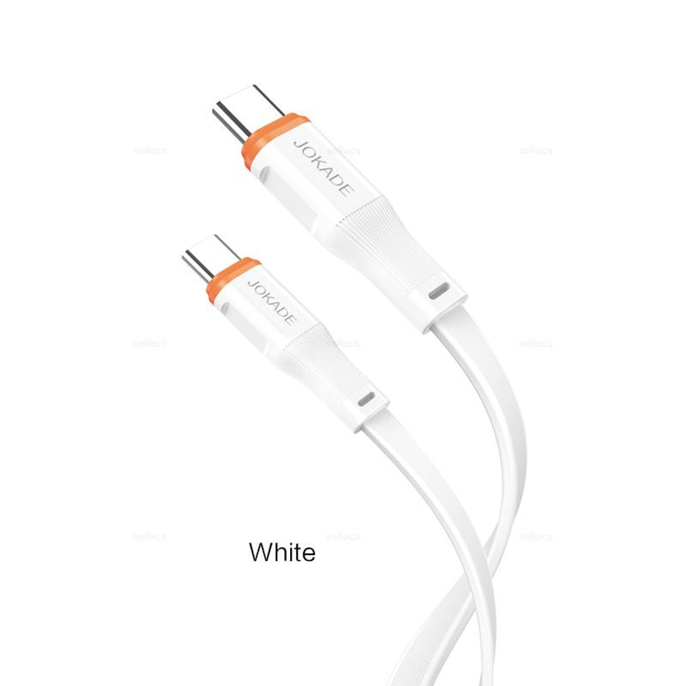 JOKADE JA056, кабель 100W для зарядки и передачи данных Type-C - Type-C, TPE 1м