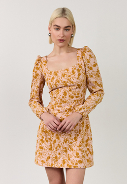 Платье-каре мини