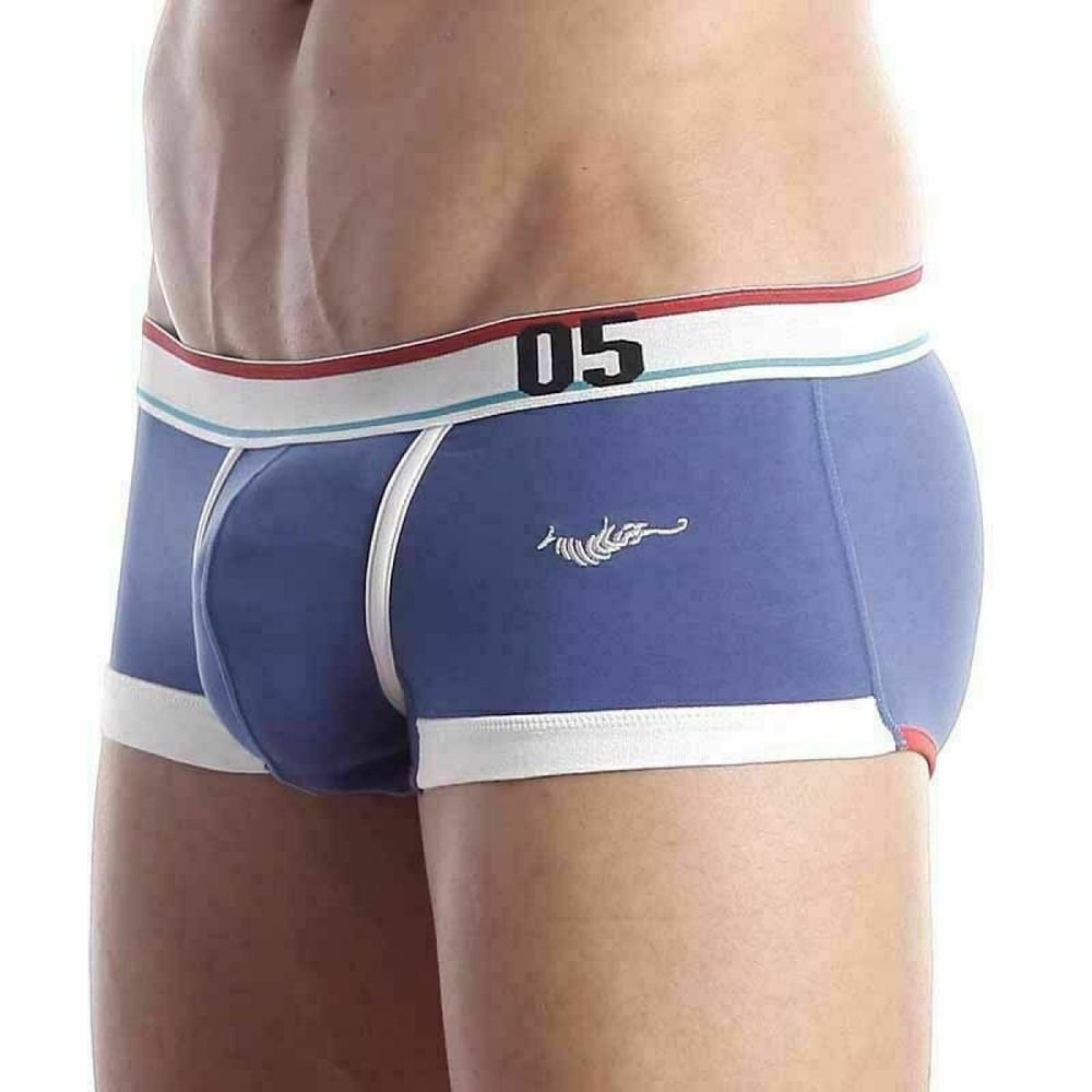 Мужские трусы хипсы синие Movere 5017-6