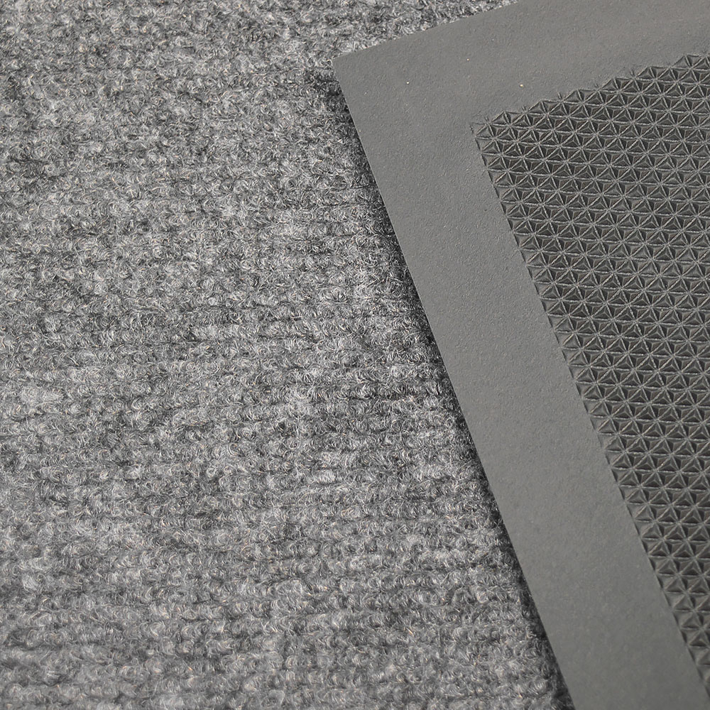 Коврик влаговпитывающий ребристый 50*80см, серый