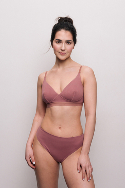 Бралетт №19 с треугольными чашечками в 2 цветах