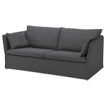 Диван 3-местный - IKEA BACKSÄLEN/BACKSALEN, 85х205 см, серый, БАКСАЛЕН ИКЕА