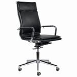 Кресло офисное BRABIX PREMIUM "Kayman EX-532", экокожа, хром, черное, 532543