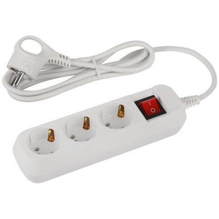 Удлинитель 3х1.5м с заземл. с выкл. ПВС 3х0.75 UDL-10-315-ES Greenline Эра Б0065051