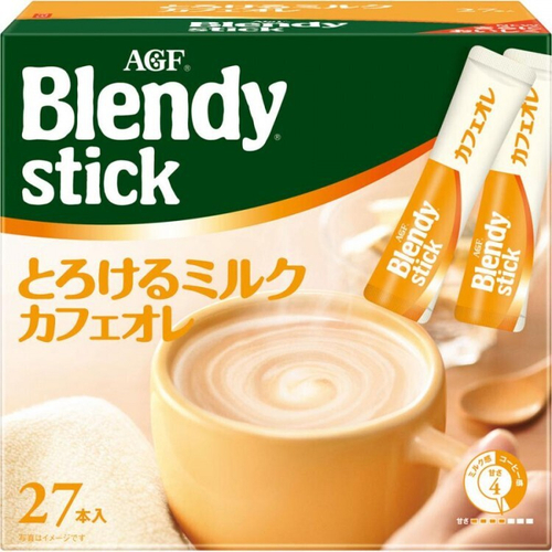 Кофе Blendy Stick 27 стиков с молоком и сахаром (латте)