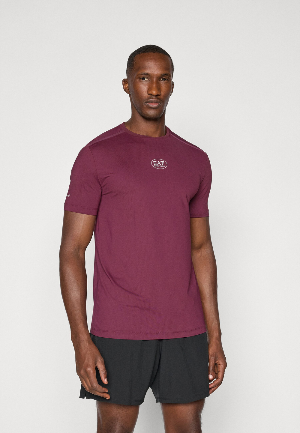 EA7 Emporio Armani Спортивная футболка - Бордовый