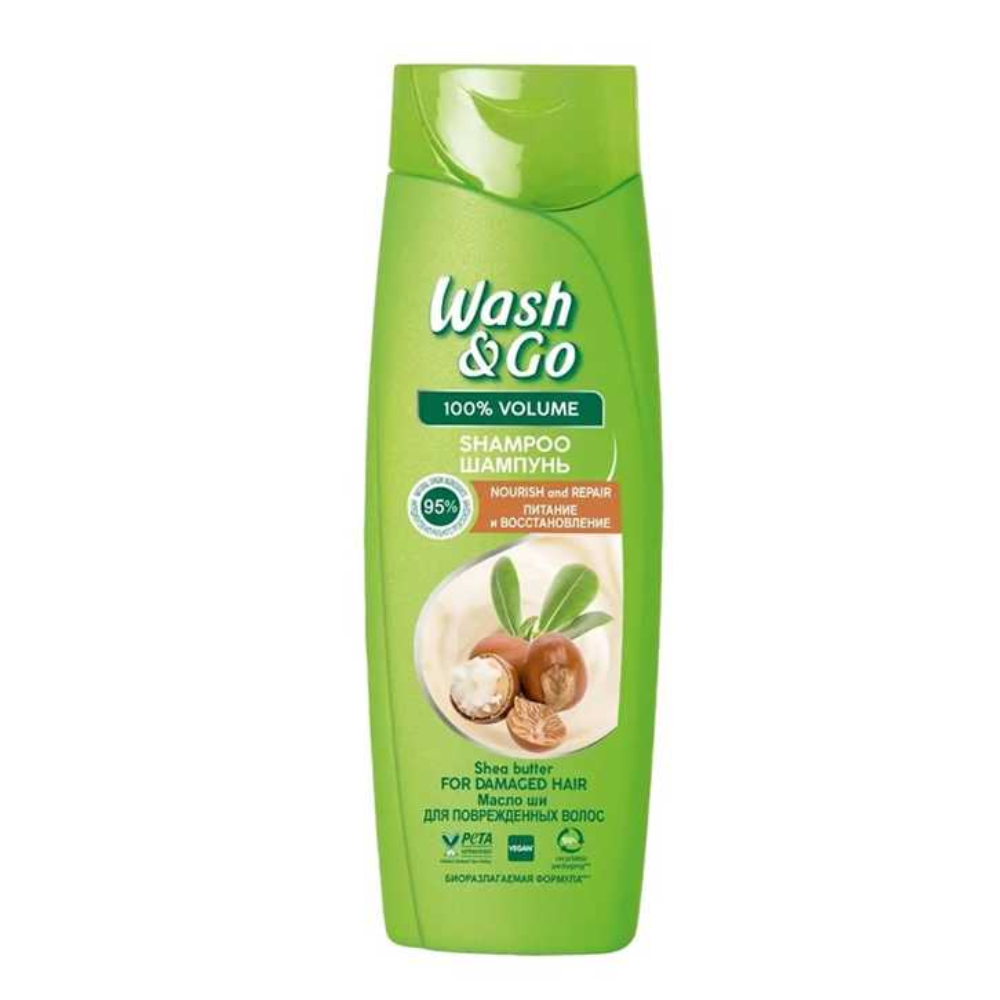 Шампунь Wash&Go Питание и смягчение 360 мл