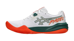 Мужские кросовки для Padel Asics Gel-Challenger 15 Padel - white/energy orange