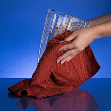 Dry Monster Тряпка рыбья чешуя 35х35 см. желтая/голубая