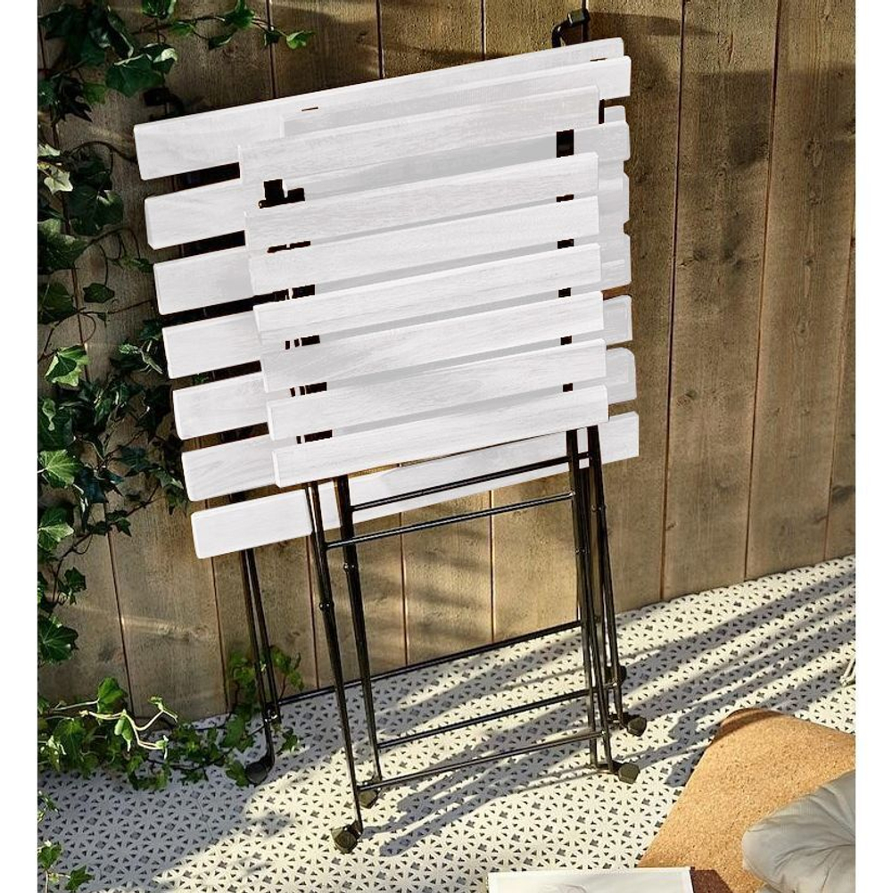 Стол и 2 складных стула ИКЕА Тэрно для сада и дачи