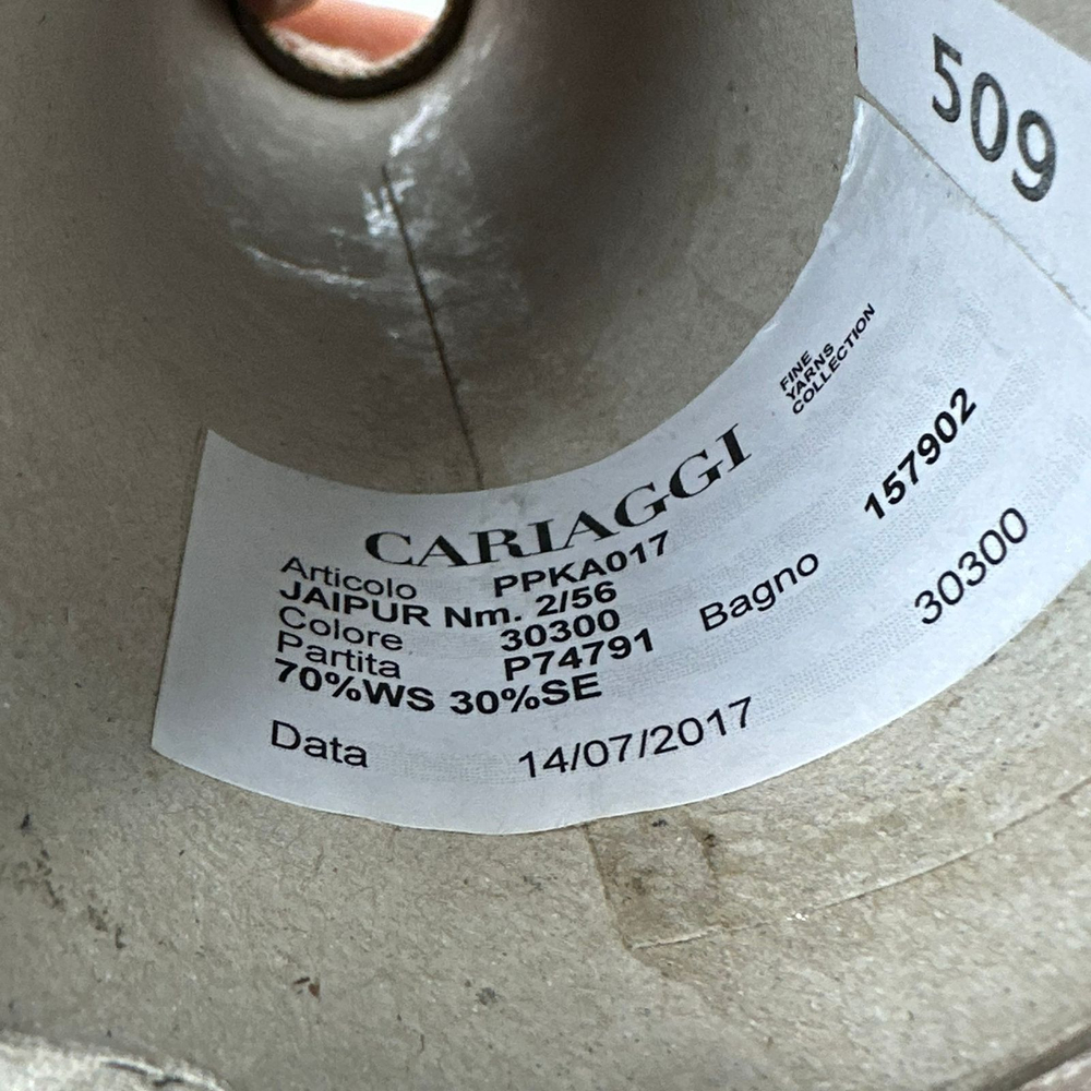 JAIPUR - Cariaggi; 70% кашемир, 30% шелк; 2800м/100гр; col.30300, цвет: бело-розовый