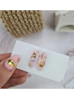 Lucky Rose Слайдеры наклейки для длинных ногтей 081