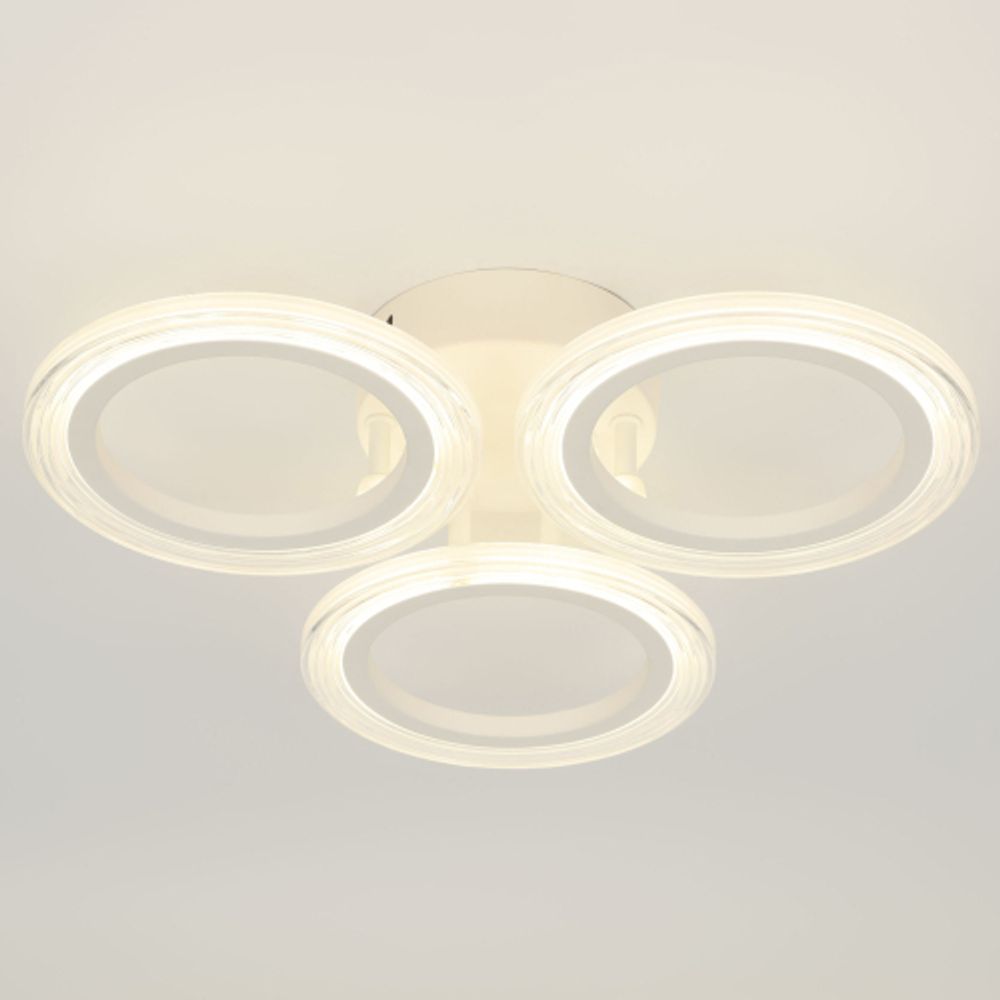 Светильник потолочный светодиодный ЭРА Модерн Ring CLL-1-39 WH без ДУ 39W 4000К белый | Светильники SPB-6 без ДУ