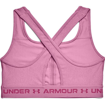 ТОП теннисный Under Armour Crossback Mid Heather Bra - Розовый