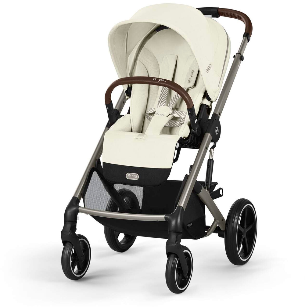 Cybex Детская коляска Balios S Lux BLK 2 в 1 цвет Seashell Beige