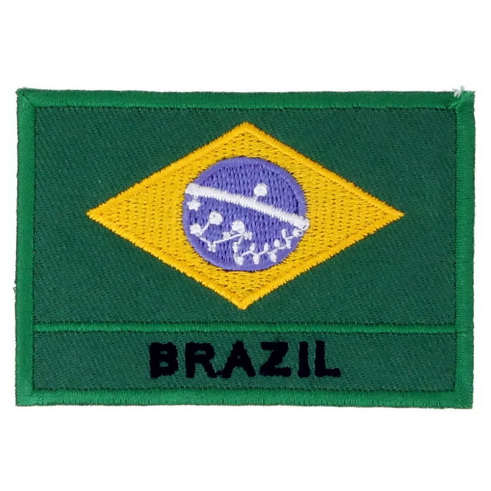 Нашивка Флаг Бразилии 47*68 Brazil