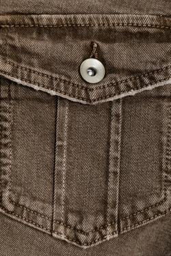 ZARA ДЖИНСЫ TRF BOOTCUT С НИЗКОЙ ПОСАДКОЙ, КОРИЧНЕВЫЙ