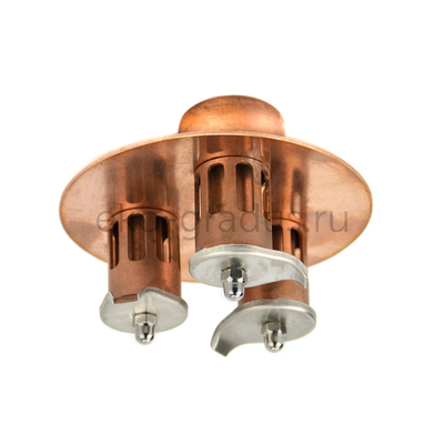Колпачковая тарелка 4 дюйма медь