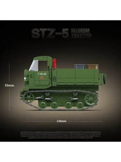 Конструктор Советский тягач трактор 733 детали