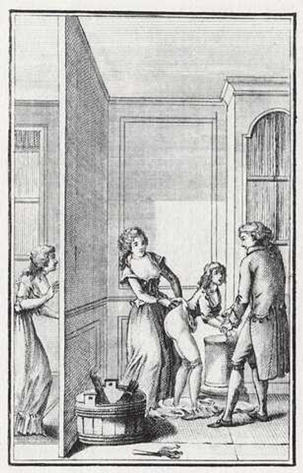 Claude Bornet (1733-1804) - эротическое искусство французского художника