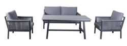 "Сан Ремо" комплект садовый для лаунж-зоны серый