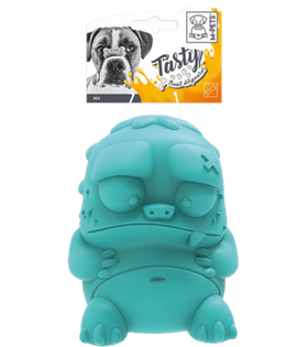 Игрушка для собак ЗОМБИК с дозатором угощений цвет голубой MPets Арт.10637417