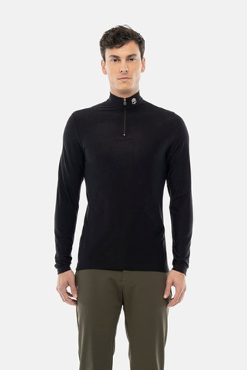 Флиска HYDROGEN BASIC ZIPPED ROLL NECK LS (GU0001-007)