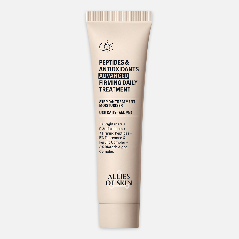 ALLIES OF SKIN Peptides & Antioxidants Advanced Firming Daily Treatment Усиленный укрепляющий пептидный крем с антиоксидантами, 20 мл