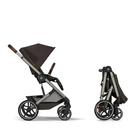Детская коляска Cybex Balios S Lux TPE 2 в 1 Chocolate Brown