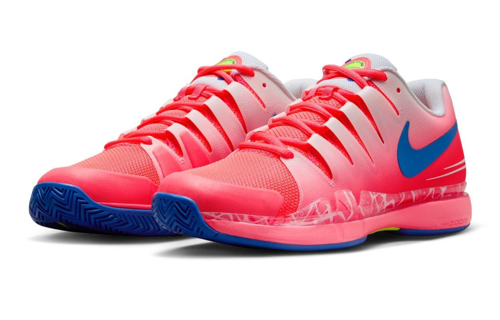 Мужские кроссовки теннисные Nike Zoom Vapor 9.5 Tour - hot punch/racer blue/volt/white