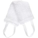 Мочалка для тела полипропиленовая «PREMIER», цвет белый, 42*15см