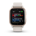 Смарт часы Garmin Venu Sq 2 Music Edition цвет слоновой кости с персиково-золотым алюминиевым безелем