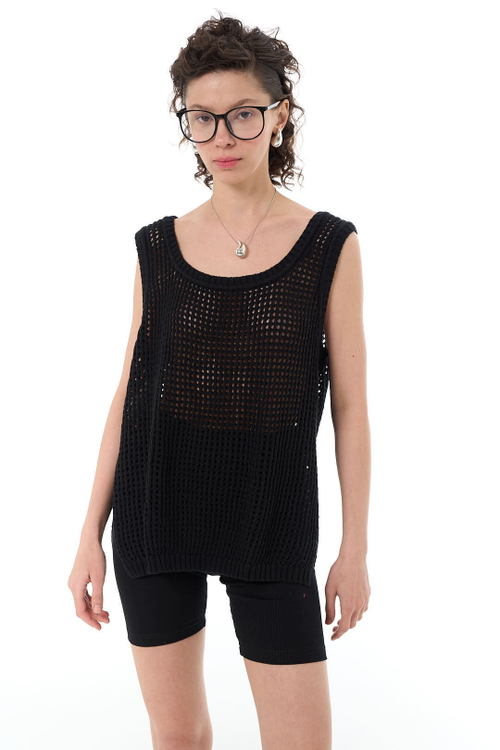 Платье-сетка, кроше, молоко