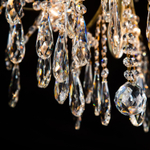 Citilux Селена CL302163 Люстра хрустальная Бронза