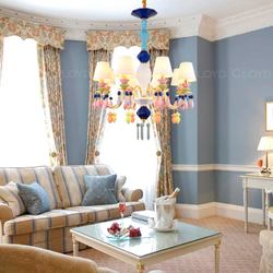 Люстра Cloyd LOTTIE-A C8 / Ø63 см- цветная керамика (арт.11044)