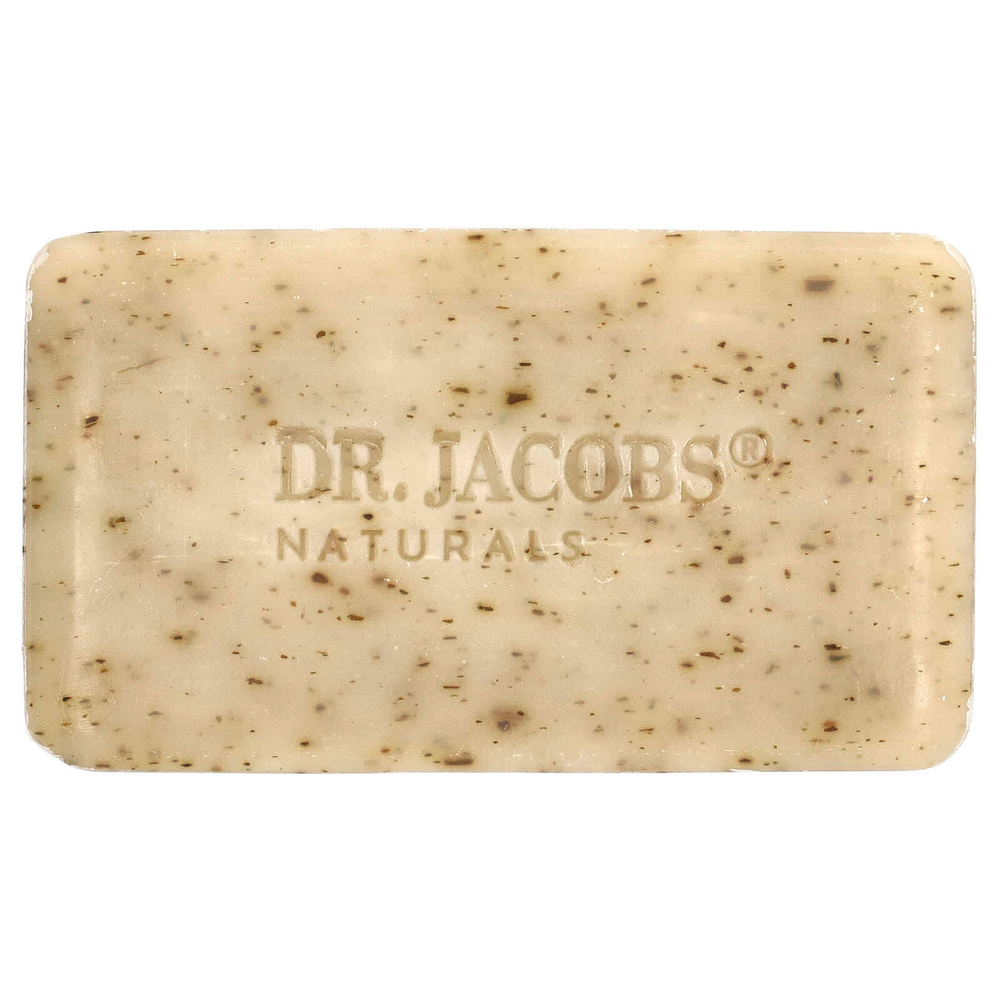 Dr. Jacobs Naturals, Отшелушивающее кастильское мыло с люфой, мохито с мятой и огурцом, 142 г (5 унций)