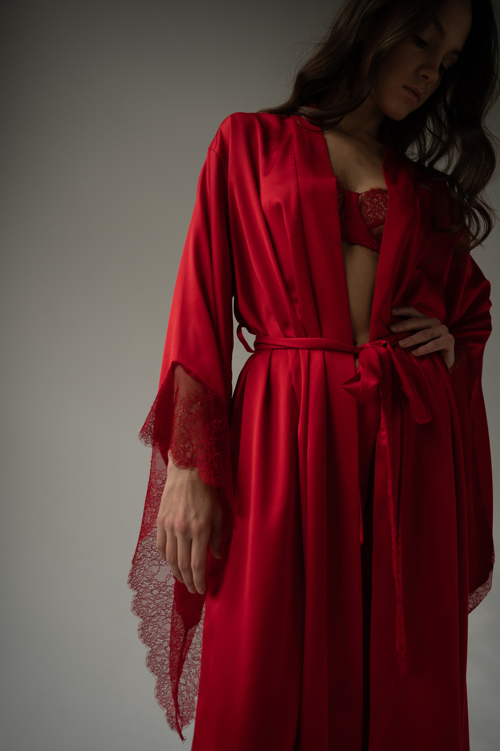 Халат-кимоно Rouge Красный