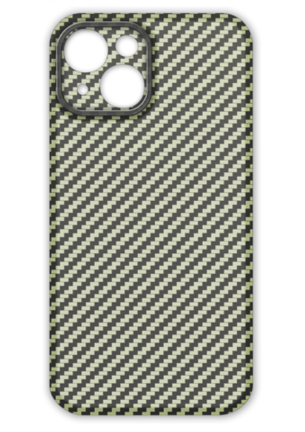 Чехол Sky для iPhone 15 Plus Black/White/Green (Чёрный/Белый/Зелёный)