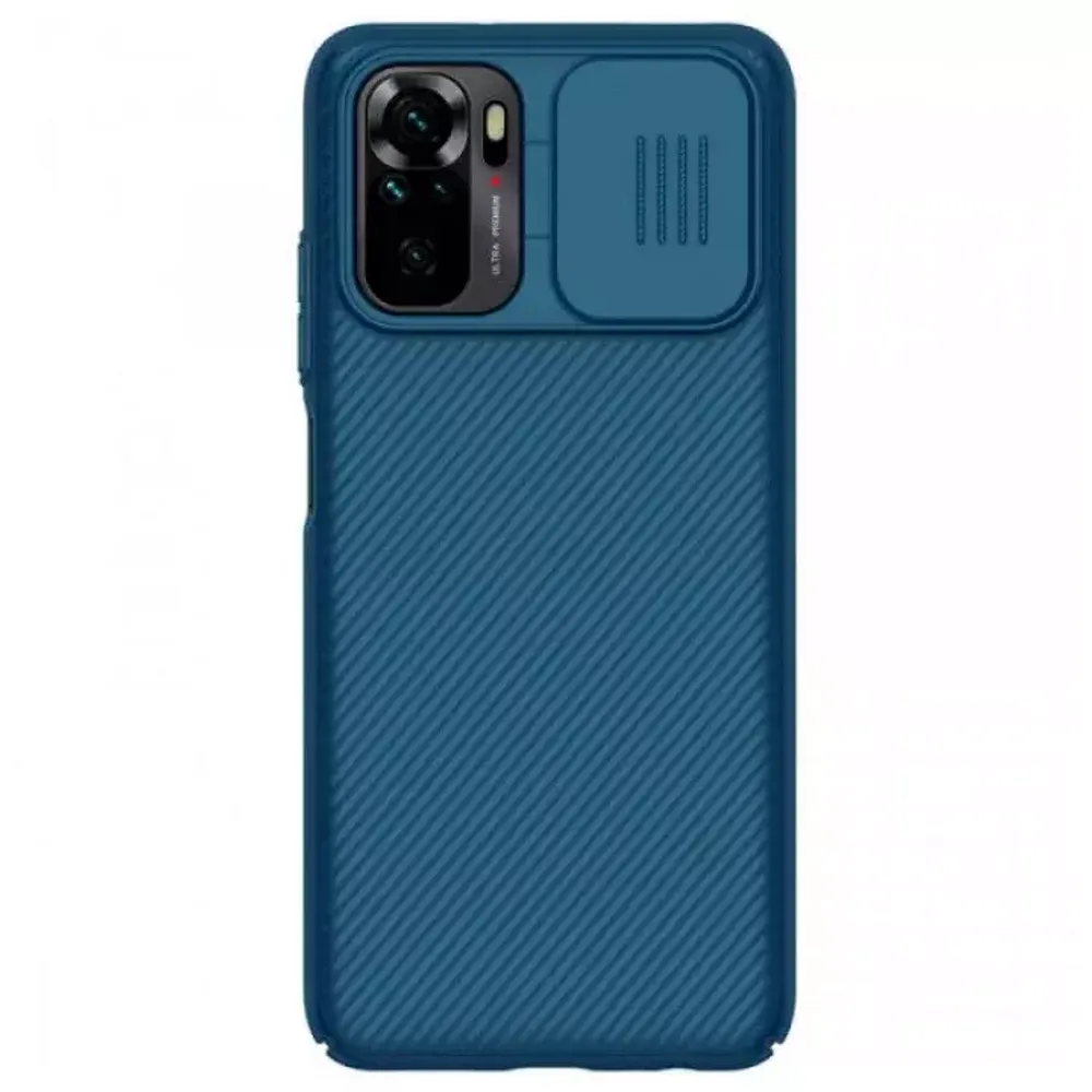 Накладка Xiaomi Redmi Note 10 Cover Slide Dark Blue Zibelino