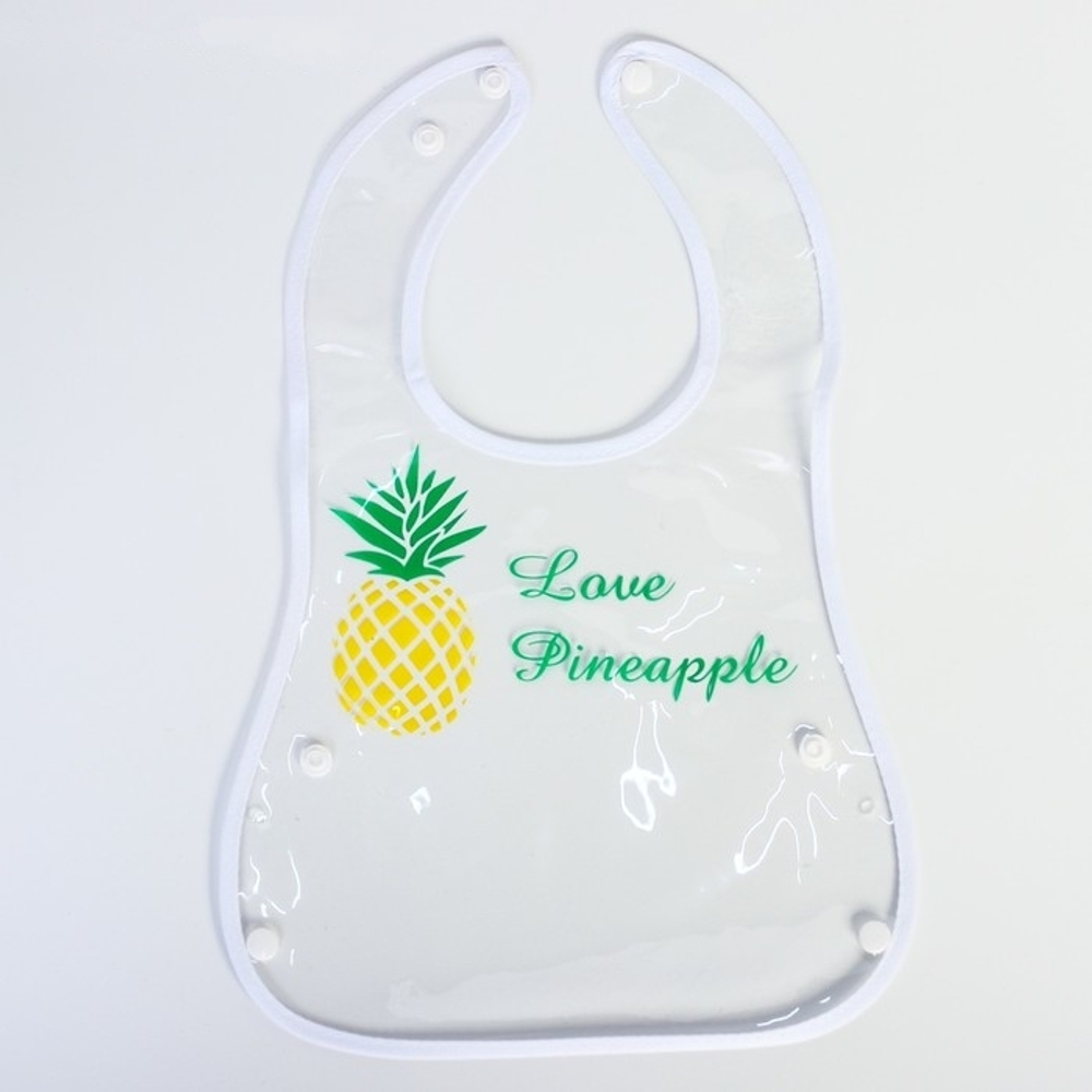 4482584 Нагрудник прозрачный с карманом, на клепках