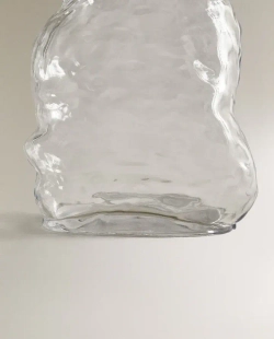 ZARA HOME АСИММЕТРИЧНАЯ СТЕКЛЯННАЯ ВАЗА