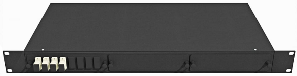 Кросс оптический стоечный  TopLAN КРС-Top-1U-04SC/U-OM2-BK