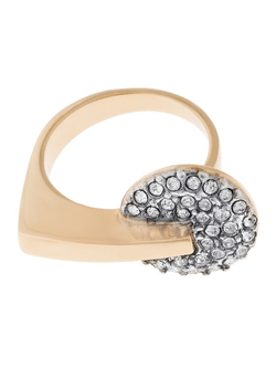 "Сальто" кольцо в золотом покрытии из коллекции "Стиль" от Jenavi