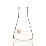 Колба коническая, 500 мл, широкое горло