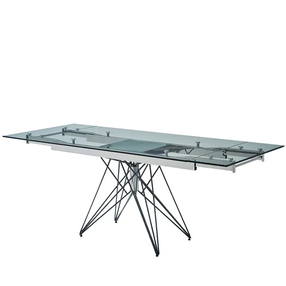 Стол раздвижной Everest 160-220х90 см, закаленное стекло