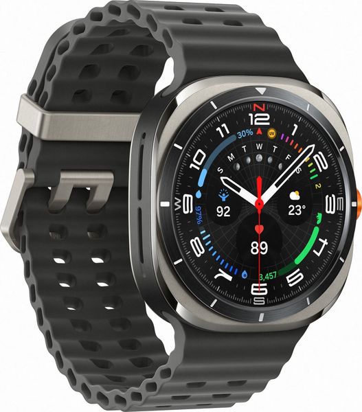 Умные часы Samsung Galaxy Watch Ultra (2025) 47 мм LTE серебристый титан (SM-L705)