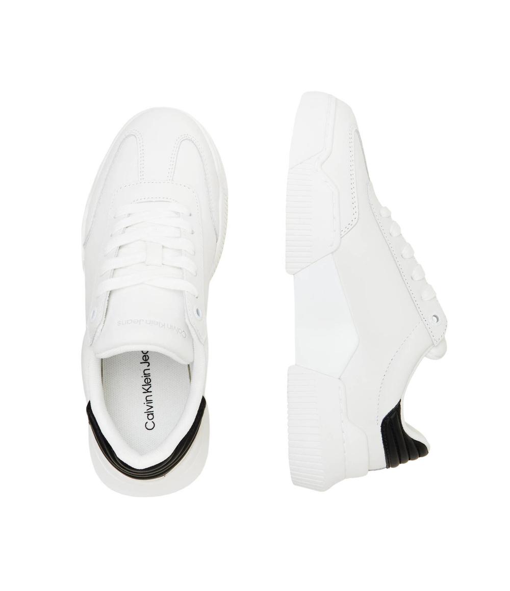Кожаные кроссовки CALVIN KLEIN JEANS - белый(YW0YW01188)