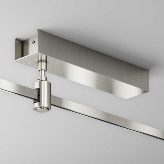 Основание потолочное Short для блока питания с вводом питания Maytoni Technical TRA156C-BB1-PT